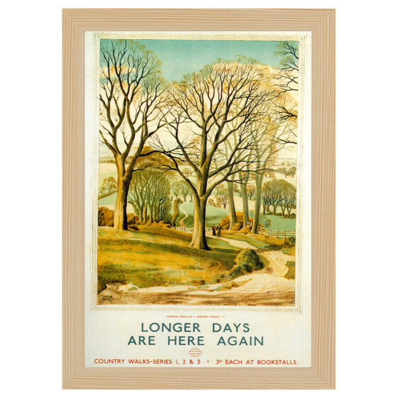 Bilderrahmen Poster 1938 Longer Days