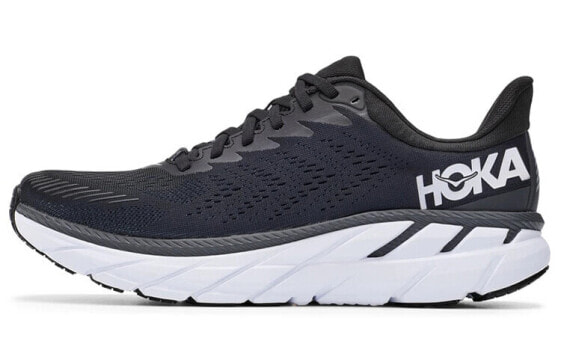 Кроссовки HOKA ONE ONE Clifton 7 мужские черно-белые