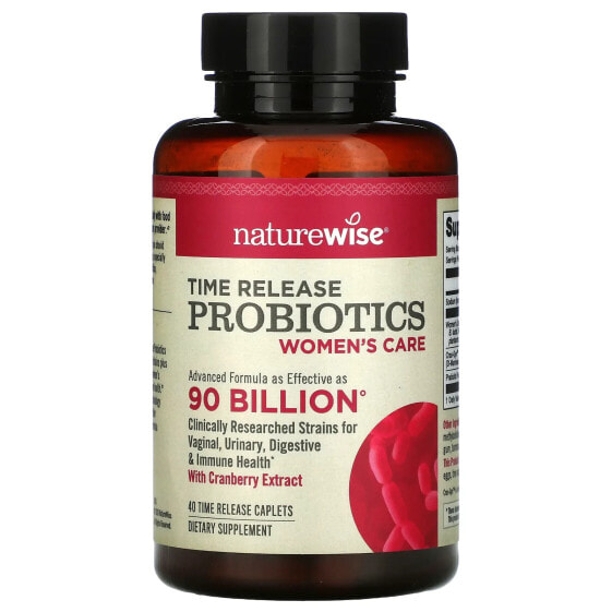 Womens Probiotics, WiseBiotics Delayed Release, 60 Capsules