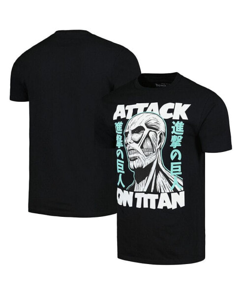 Men's Black Attack on Titan Graphic T-Shirt