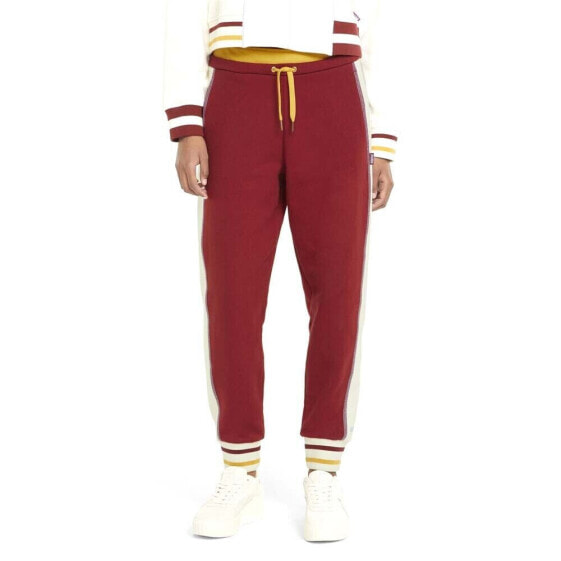 Брюки спортивные женские Puma Tye Sweatpants Красные Casual Athletic 100% хлопок