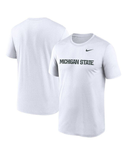 Men's White Michigan State Spartans Primetime Legend Wordmark T-Shirt
