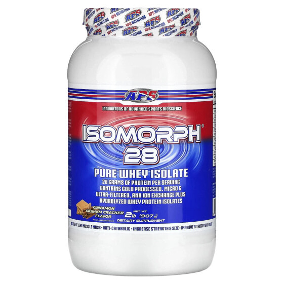 Isomorph 28, Pure Whey Isolate, Cinnamon Graham Cracker, 2 lb (907 g)