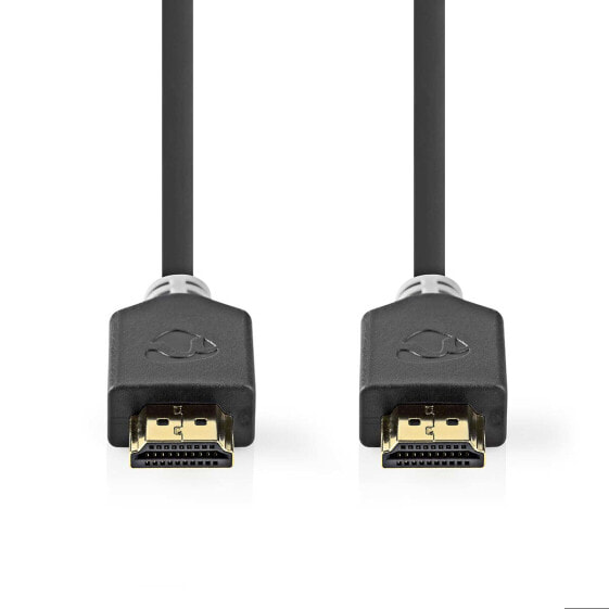 Nedis CVBW35000BK50, 5 m, HDMI Type A (Standard), HDMI Type A (Standard), Audio Return Channel (ARC), Black