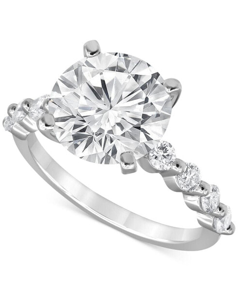 Certified Lab Grown Diamond Engagement Ring (4-1/2 ct. t.w.) in 14k White Gold