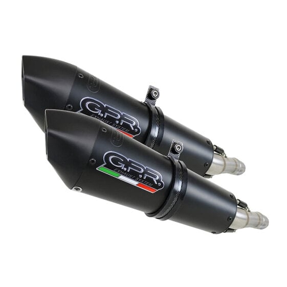 GPR EXHAUST SYSTEMS GPE Anniversary Titanium Double Multistrada 620 05-07 homologated slip on muffler