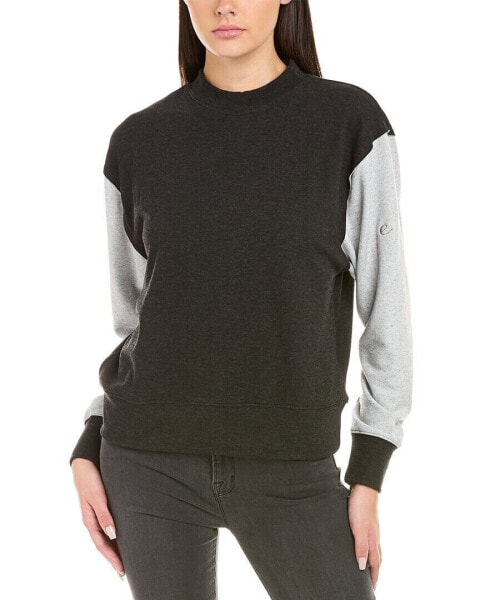 Пуловер Calme by Johnny Was Mock-Neck Cozy для женщин, черный, Xs