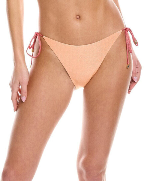 Pq Swim Tie Full Bikini Bottom Women's Orange L