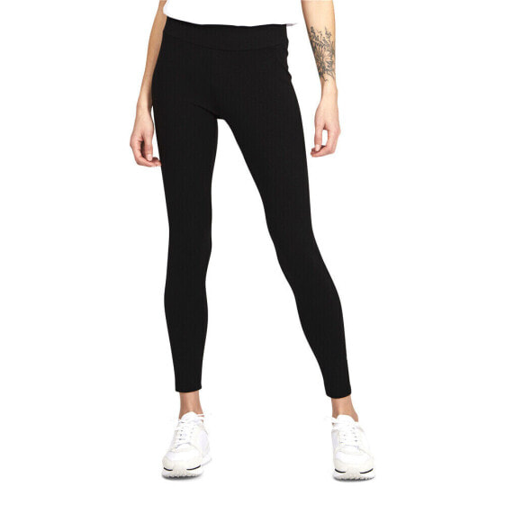 Puma Essentials Logo Leggings Womens Black Athletic Casual 58944351