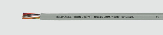 Helukabel TRONIC (LiYY) - Low voltage cable - Grey - Polyvinyl chloride (PVC) - Cooper - 0.25 mm² - 16.8 kg/km