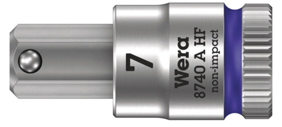 Wera 8740 a 05003341001 Innen-Sechskant Steckschlüssel-Bit-Einsatz 7 mm 1/4" 6.3