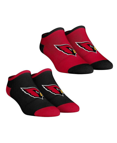 Носки женские Rock 'Em Arizona Cardinals Core Team 2-Pack Low Cut Ankle Set.