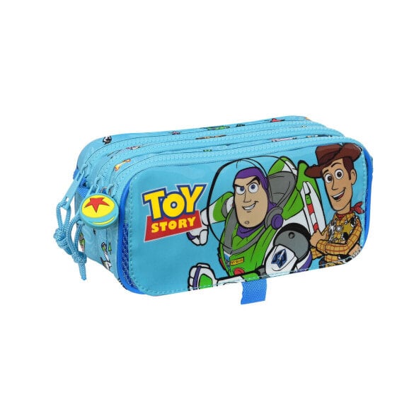 Тройной пенал Toy Story Готов к игре Светло-синий 21,5 х 10 х 8 см
