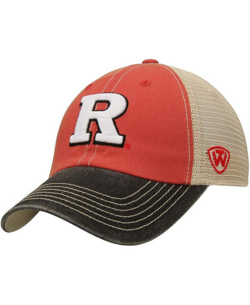 Men's Scarlet, Tan Rutgers Scarlet Knights Offroad Trucker Hat