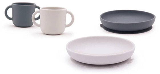 Сервиз из силикона "ЭКОБО" - набор тарелок и кружек