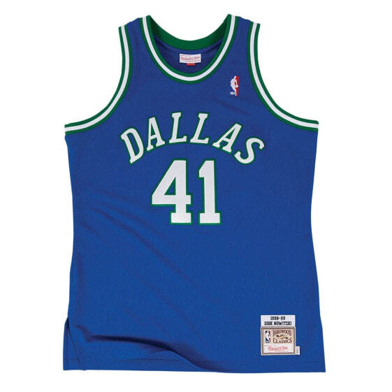 MITCHELL & NESS NBA AUTHENTIC ROAD JERSEY DALLAS MAVERICKS 98 DIRK NOWITZKI