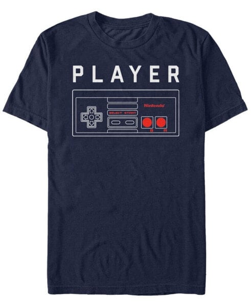 Nintendo Men's Classic NES Player One Controller Short Sleeve T-Shirt