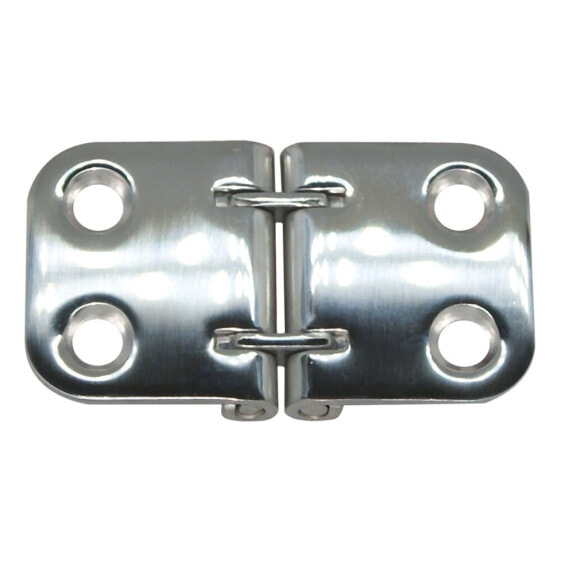 MARINE TOWN 72x40x2 mm Stainless Steel Hinge With Stop