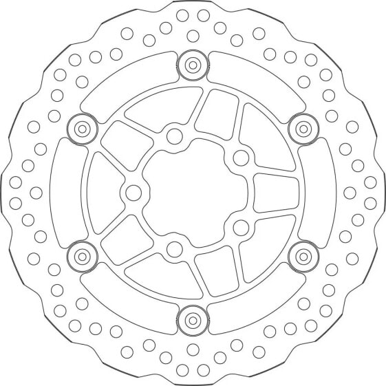 SBS Contour 5175 floating brake disc