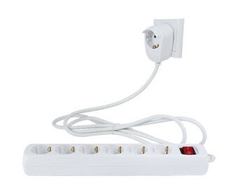 Удлинитель REV Ritter REV 0012692114 - 2 m - 7 AC outlet(s) - Indoor - Type F - Type F - Unmanaged