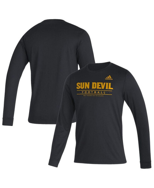 Men's Black Arizona State Sun Devils Sideline Creator Practice AEROREADY Long Sleeve T-shirt