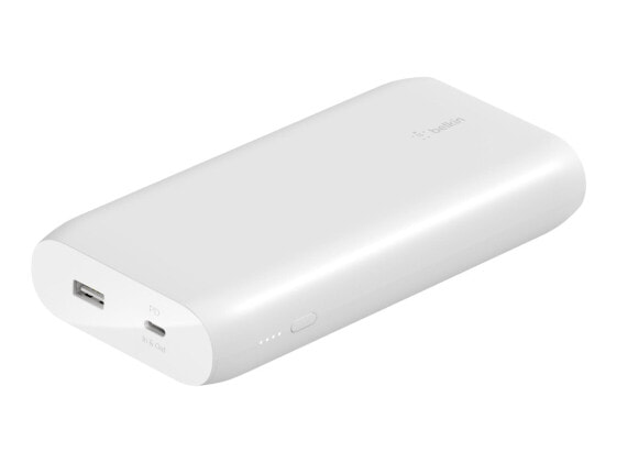 Belkin USB-C Power Delivery Powerbank inkl. Kabel"Weiß USB-C 0,15m 20000 mAh