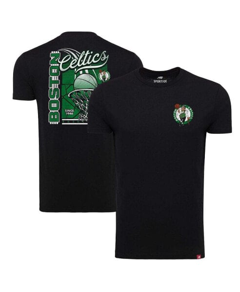 Men's Black Boston Celtics Comfy Tri-Blend T-Shirt