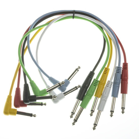 MUSIC STORE patch cable 6-pack 0,3 m