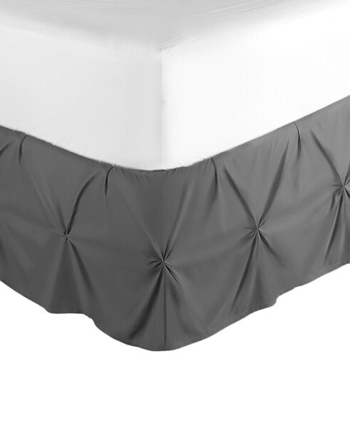 Bedding 14" Tailored Pinch Pleated Bedskirt, King