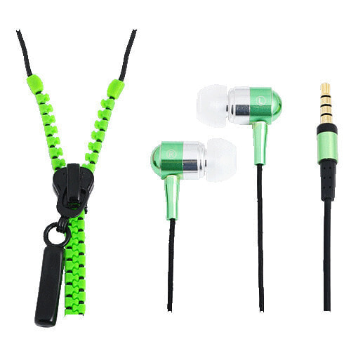 LogiLink HS0023 - Headphones - In-ear - Calls & Music - Green - 1.2 m - Wired