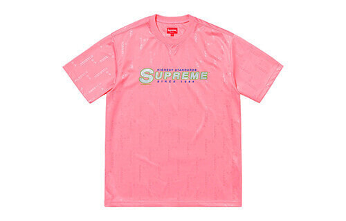 Supreme SS19 Highest Standard Athletic S/S Top 串标印花 短袖T恤 男女同款 粉色 / Футболка Supreme SS19 Highest Standard Athletic SS Top T SUP-SS19-854