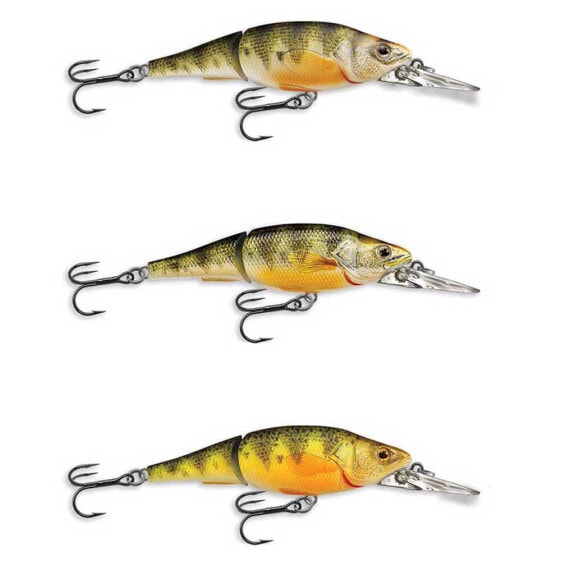LIVE TARGET Yellow Perch Floating Jointed Minnow 16g 98 mm