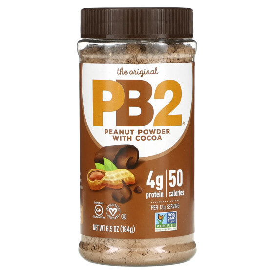 The Original PB2, Powdered Peanut Butter with Cocoa, 6.5 oz (184 g)