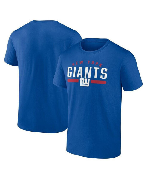 Men's Royal New York Giants Big and Tall Arc and Pill T-shirt