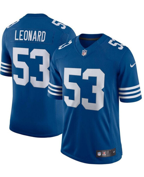 Men's Darius Leonard Royal Indianapolis Colts Alternate Vapor Limited Jersey