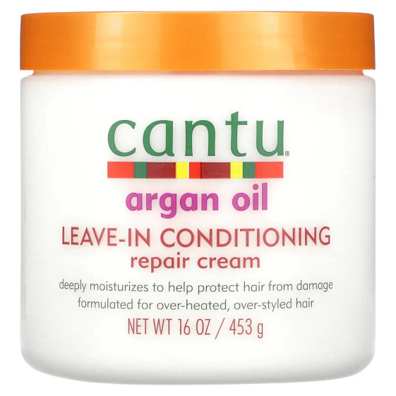 Cantu, Argan Oil, Несмываемый восстанавливающий крем-кондиционер, 16 унций (453 г)