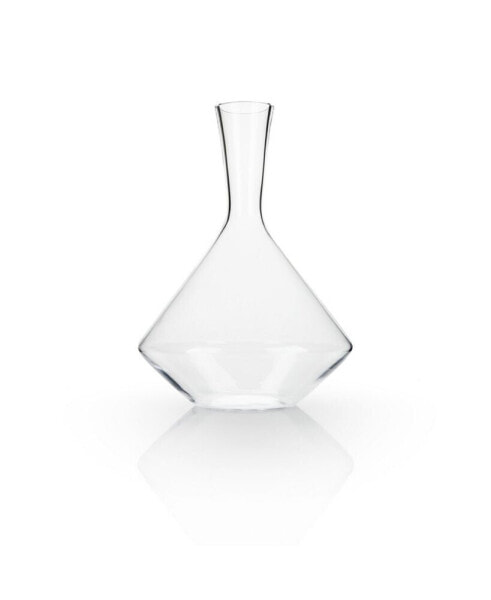 Angled Wine Decanter, 60 Oz