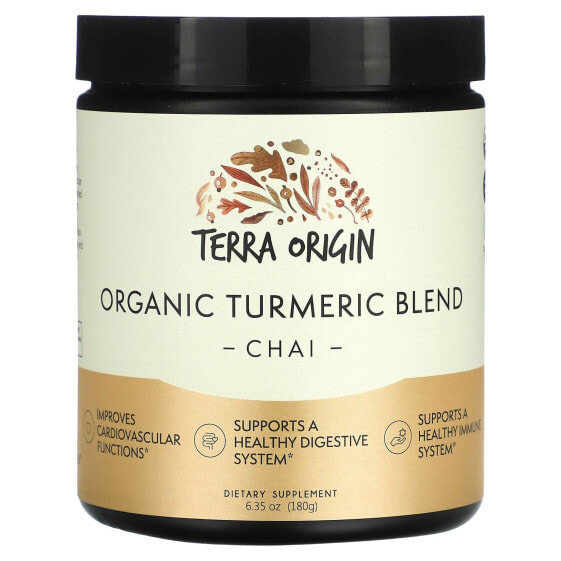 Травяной напиток от Terra Origin - Органическая смесь Куркумы, Чай, 180 г