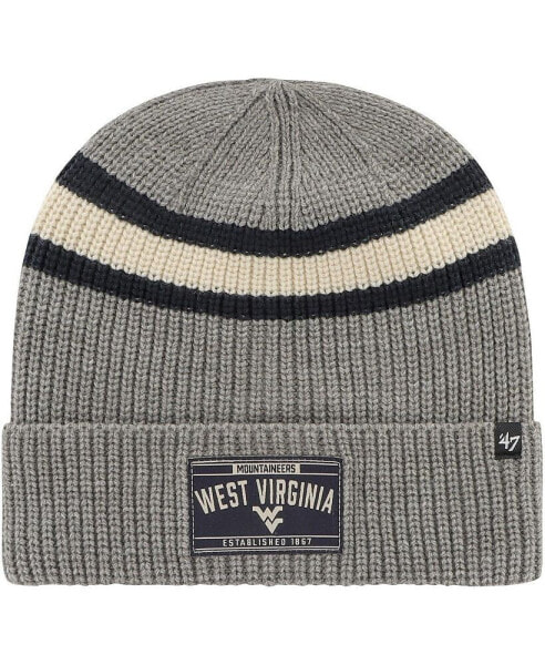Men's Charcoal West Virginia Mountaineers Penobscot Cuffed Knit Hat