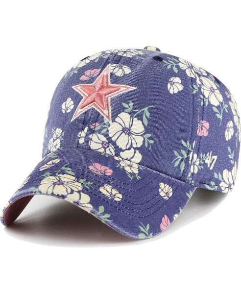 Women's Navy Dallas Cowboys Primrose Clean Up Adjustable Hat