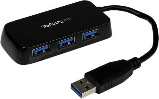 Хаб USB Startech 4x USB-A 3.0 (ST4300MINU3B) для компьютерной техники