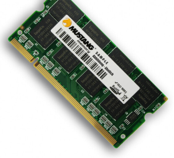 Mustang SO-DIMM 512MB DDR333 CL2.5 (32Mx16) PremiumLine - 0.5 GB - 1 x 0.5 GB - DDR - 333 MHz - 200-pin SO-DIMM