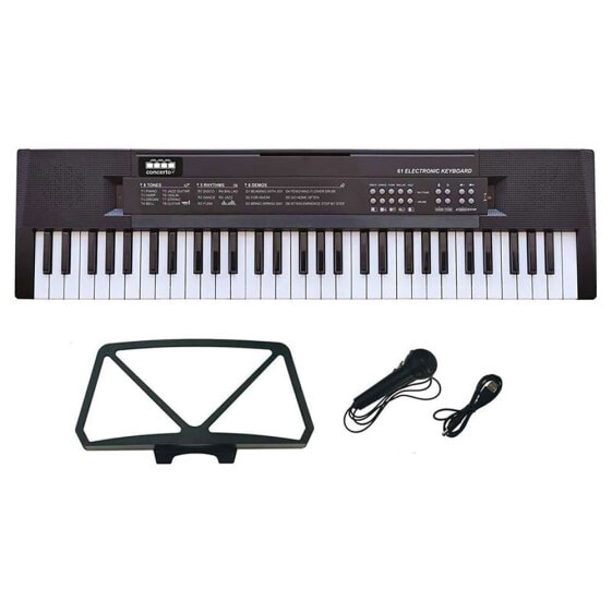 Детская электронная клавиатура с микрофоном и подставкой для нот REIG MUSICALES Rollabe Flexible Piano