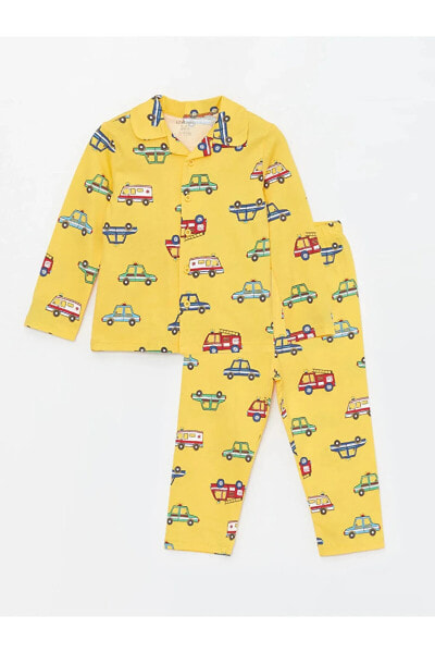 Пижама LC WAIKIKI Baby Boys Printed Long-Sleeve Top & Bottom.