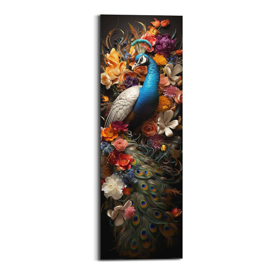 Wandbild Colorful Peacock