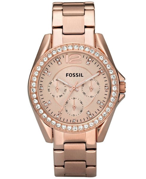 Women's Riley Rose Gold Plated Stainless Steel Bracelet Watch 38mm