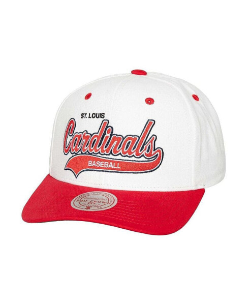 White St. Louis Cardinals Cooperstown Collection Tail Sweep Pro Snapback Hat