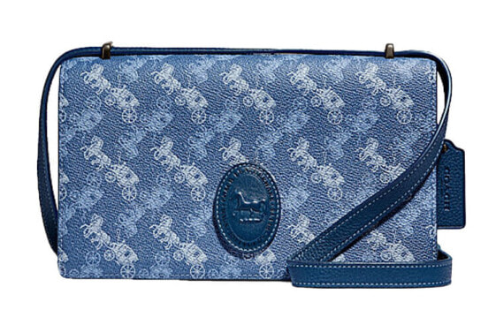 Сумка COACH Camille 24 Blue Leather