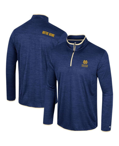 Men's Navy Notre Dame Fighting Irish Wright Quarter-Zip Windshirt