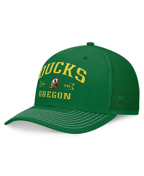 Men's Green Oregon Ducks Carson Trucker Adjustable Hat